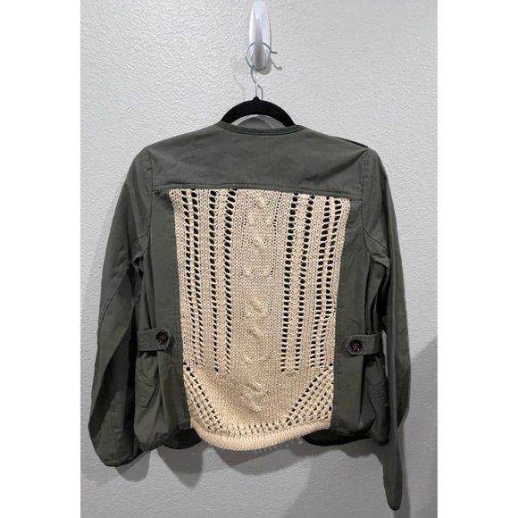 GIBSON Zip-up Olive Green Embroidery Jacket - Picture 3 of 4